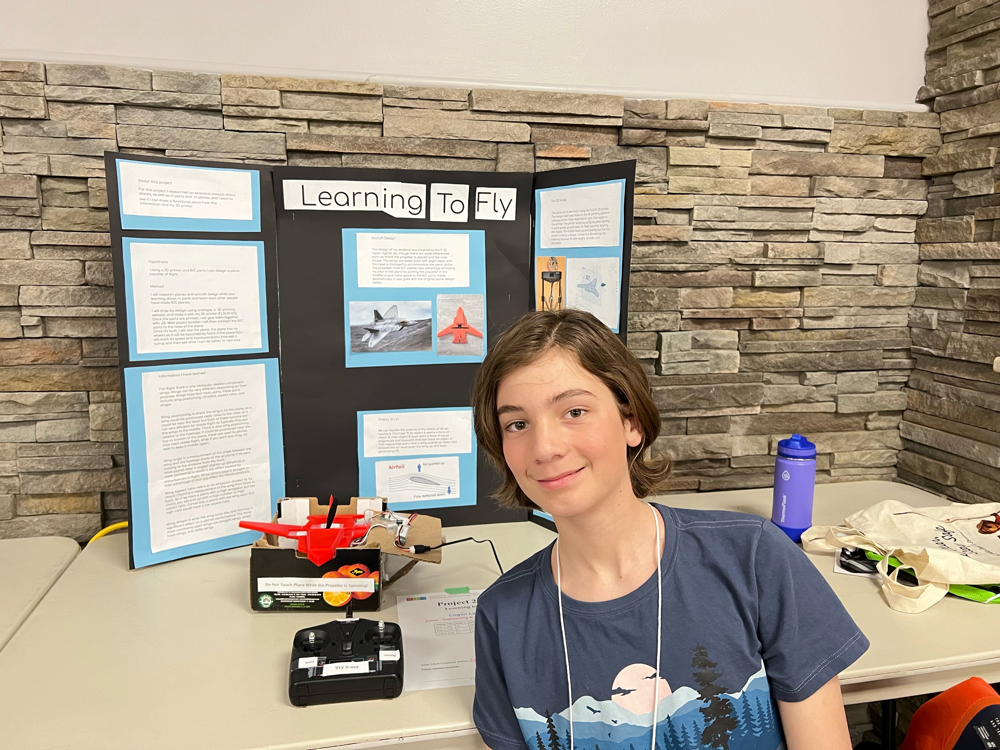 science fair 2 Kid with science project